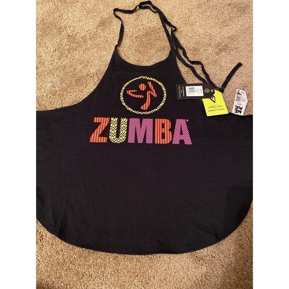 NWT XS Zumba Strappy Dance‎ Tribe Open Back Tank - Picture 1 of 2